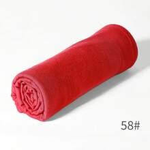 女士高品质真丝汗布头巾，防风防沙围巾，全年适用 - 彩色 - 查看 32