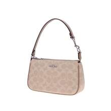 Coach Nolita Printed Women's Single Shoulder Handbag CW426SVPWH - 沙黃色配灰褐色CW426SVPWH - 查看 4