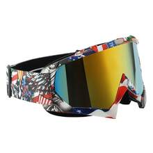Gafas de Motocicleta Todoterreno Premium con Lente Antivaho de Doble Capa, Almohadilla de Nariz Desmontable - A Prueba de Viento y Golpes para Ciclismo, Esquí y Motocross, Alta Calidad, Protección - B - Ver 10