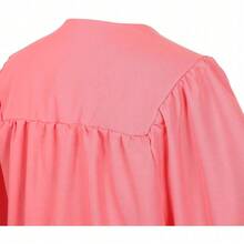 2026 Unisex Matte Graduation Gown And Cap Set With Tassel For Middle High School Bachelor - Pink - View 3