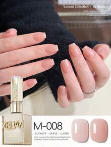 XEIJAYI 1pc 15ml Glossy Gel Nail Polish Soak Off LED Cured, Perfect For DIY Manicures & Salon Quality Home Use, Ideal Gift For Women - 彩色 - 查看 48