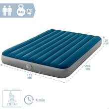 Intex Nệm hơi đôi Dura-Beam Standard Prestige 152x203x25 cm, công nghệ Fiber-Tech, kèm bơm hơi, hệ thống bơm/xả hơi, dễ cất giữ, giường hơi, nệm hơi ✅ Giao hàng 24/48 giờ đến Tây Ban Nha lục địa - 152x203x25 cm - Xem 4