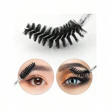 睫毛刷和微型棉签套装，适用于睫毛嫁接，50/100/200支装，无绒唇部微型涂抹刷，一次性睫毛膏刷，可用于睫毛、牙齿、指甲、眼线和个人护理 - 彩色 - 查看 2