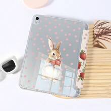 1 Stück Acryl Tablet Schutzhülle mit innovativem faltbarem Ständer Design, Multi-Winkel Betrachtung, kratzfestes und stoßfestes Material, modisch und praktisch, geeignet für moderne Nutzer, Stifthalter Schutzhülle passend für Pro 2024/Air M3/A16 2025, kompatibel mit Xiaomi, für Arbeit, Reisen und Lässig Zuhause - Verschiedenfarbig - Übersicht 4