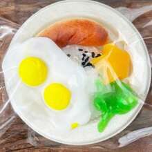 1个逼真食物玩具迷你碗捏捏乐 - 解压玩具 - 挤压玩具 - 软萌玩具 - 捏捏乐玩具 - 指尖玩具 - 史迪奇玩具 - 旅行玩具 - 课堂指尖玩具 - 迷你洗澡玩具 - 圣诞文具减压球，生日礼物，完美礼物，礼物，玩具，游戏，复活节礼物，圣诞节礼物，万圣节礼物，平安夜礼物 - 彩色 - 查看 18