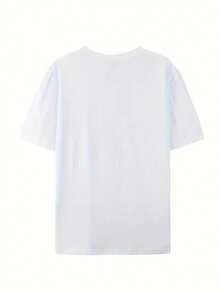 Camiseta de Cuello Redondo para Parejas Diseño de Araña y Telaraña Estilo Gótico Moda Casual Unisex Camiseta de Algodón Suave y Transpirable Ideal para Salidas Diarias Cumpleaños Regalo de Pareja - Blanco - Ver 4