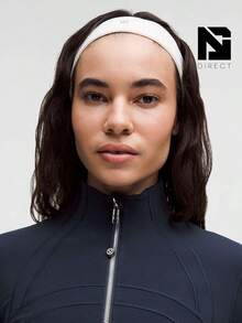 Lululemon Define Cropped Jacket Nulu Black Mirror Silver -For Yoga Gym Running-Sweat-Yoga-All Seasons Sport-Spring/Summer-Autumn/Winter-Back To School - True Navy/Mirror Silver - 查看 4