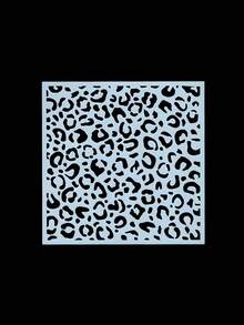 2件/1件 性感镂空豹纹模板 创意个性化面部化妆工具 适用于狂欢节、音乐节、角色扮演 豹纹妆容 - 彩色 - 查看 10