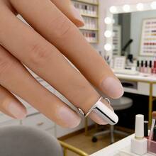 5 chiếc nhẫn gắn móng tay tái sử dụng, nhẫn gắn đầu móng tay có thể tháo rời, phụ kiện trang trí móng tay. - Nhiều màu - Xem 8