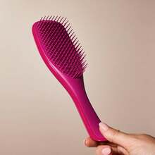Cepillo desenredante Ultimate – Para cabello húmedo y – Cepillo desenredante para todo tipo de cabello – Cerdas de dos niveles que reducen la rotura del cabello y eliminan los nudos – Negro - Rosa frambuesa - Ver 10