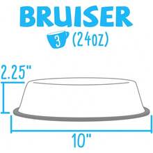 2个装不锈钢单碗狗水碗，防溢宠物食品和水碗，耐用防滑不锈钢猫狗喂食饮水碗，24盎司经典不锈钢 - 1公升 - 查看 8