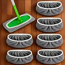 2/5pcs/Set High Quality Reusable Mop Replacement Pads: Washable, Durable, Wet & Dry Use, High Absorbency - Mop Cloth - View 6