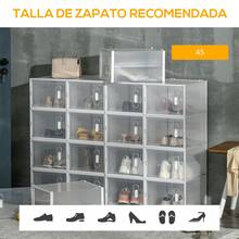 HOMCOM Cajones de almacenamiento - transparente - Ver 5