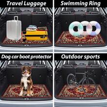 1pc Bohemian Style Car Trunk Mat - Printed Design, Suitable For Daily Driving, Fit For Truck, Car, SUV, Christmas Gift Outdoor Mat - Trunk Mat - View 6