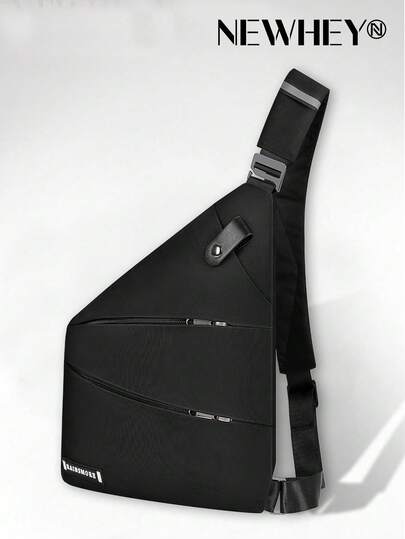 NEWHEY Bolso bandolera para hombres, bolso de hombro antirrobo para hombres, bolso de cintura impermeable para hombres, bolso de pecho para viajes, adecuado para senderismo y actividades al aire libre