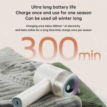 PHILIPS 毛球修剪器 便攜式去毛球機 微弧蜂窩護衣網防刮蹭 6葉刀片高效修剪 三檔智慧調速 LED電量顯示 持久續航 GCA2200/40 - 可視集塵盒 - 查看 5
