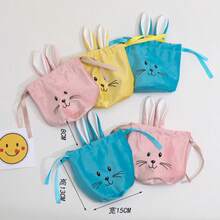 Bolsa de regalo con cordón con forma de huevo de conejo, cara sonriente de conejo de Pascua - Regalo perfecto, regalo de cumpleaños, regalo ideal, regalo sorpresa, regalo festivo, regalo de pareja, regalo de Halloween, regalo de Navidad, regalo delicado para parejas de gamers 2026 Nuevo - Multicolor - Ver 10