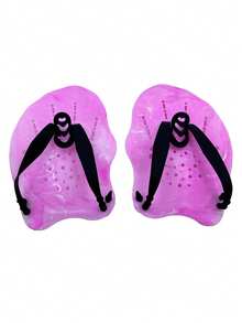 1 Pair/2 Pairs Outline Swimming Webbed Gloves, Adjustable Strap Swimming Training Webbed Gloves, Unisex - Multicolor - View 21