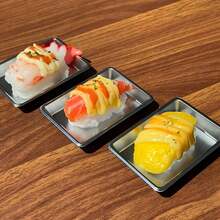 1个2026年畅销硅胶慢回弹玩具，海鲜寿司系列，慢回弹，缓解压力，完美礼物，节日礼物，生日礼物，趣味礼物 - 彩色 - 查看 2