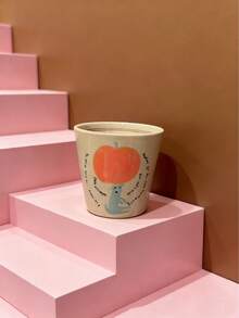 180毫升手绘陶瓷浓缩咖啡杯套装 - 可爱动物水果图案咖啡杯，咖啡爱好者的理想之选 - 彩色 - 查看 11