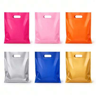 Kit 200 Unidades Sacolas Plásticas Boca Palhaço/ vazada 20x30