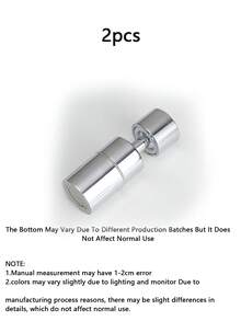 1 cái Bộ nối dài vòi bếp xoay 720 độ, phun hai chế độ, có chức năng tiết kiệm nước, gắn vào bồn rửa, vòi lọc đa năng, dễ lắp đặt cho nhà bếp, phòng tắm, nhà cửa, vệ sinh, rửa sạch, chống bắn nước, đầu xoay linh hoạt, khớp nối kim loại, phụ kiện thay thế - Một cỡ - Xem 12