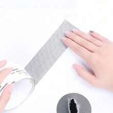 1 Roll Self-Adhesive Mesh Window Repair Tape, Waterproof Tear-Resistant Insect Screen Patch, Strong Adhesive For Cloth And Screens, Suitable For Dorm Room/Curtain Window Repair - View 4