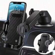 Adjustable Car Phone Holder, Suction Cup Mount, Universal Dashboard/Air Vent Phone Holder For GPS Navigation - A - View 6