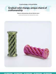 1 pieza Nuevo juguete antiestrés 3D impreso 2026, juguete de rompecabezas espiral para girar y dar vueltas, regalo interesante para cumpleaños, vacaciones, novedad - Multicolor - Ver 6