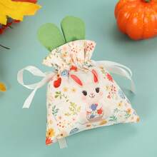 2026 New Easter Bunny Ear Drawstring Bag, Cute Rabbit Candy Bag, Perfect Gift For Birthday, Surprise, Holiday, Couple, Halloween, Christmas, Gamer - Multicolor - View 10