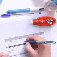 BIC Wite-Out Brand Mini Twist Correction Tape, 262 Feet, 2-Count Pack Of White Correction Tape, Fast, Clean And Easy To Use Tear-Resistant Tape Office Or School Supplies - White - 查看 6
