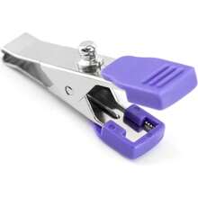 Veterinary Electrode Clip, 5 Pack Universal Accurate EKG/ECG Limb Clip Multi-Function Clamp Adapters for Electrode Resting Tabs, - 5 piezas - Ver 4