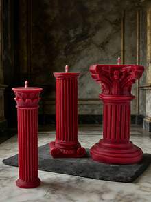 1pc New Realistic Sculpture Candle, Decorative Candle, Scented Candle, European Style, Retro Decor Candle, Multiple Styles, Suitable For Home Decor, Living Room, Bedroom, Cabinet, Dining Table, Photography Props, Wedding Decoration, Gifts, Birthday Present, Room Decor - Multicolor - View 4