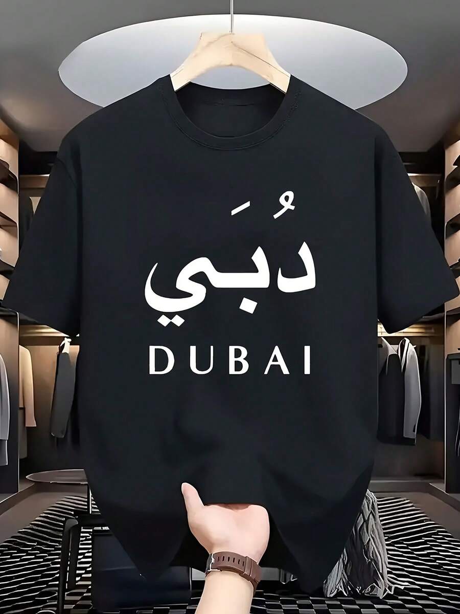 Men T-Shirts - 黑色 - 查看 1