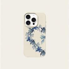 1pc TPU Material Blue Gradient Sea Turtle Heart Shape Phone Case Suitable For IPhone 17 Pro Max/17/16 Pro Max/15/13/12/11, S20 FE/A15/S24/A55, Note 11/Note 12/Note 13 Pro, Full Coverage Anti-Drop Soft Protective Phone Cover - White - View 5