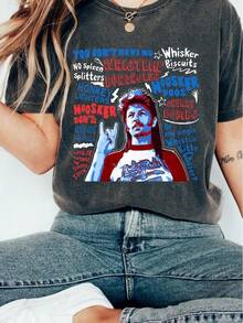 1 Piece 4th Of July Merica Tour Joe Dirt T-Shirt, Joe Dirt 4Th Of July Shirt, Women's Independence Day Gift, Patriotic American Tee, Freedom Shirt, Women T-Shirt, Men Tshirt,Unisex Style T-Shirt, Holiday T-Shirts, Paty Tshirt, Birthday T-Shirt, Gift Tee, Size Shite-5XL,Black - 黑色 - 查看 9