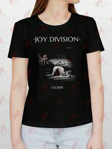 Joy Division Classic Closer Post Punk Tee - Black - View 1