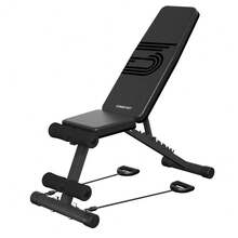 Banqueta Multifuncional Consport 5 em 1 Compacta Versátil e Ideal para Treinos em Casa - Preto - Visão 6