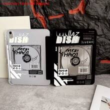 1 Piece Retro CD Album Print Stand Protective Tablet Case - Ideal For Music Lovers & Y2K Style Enthusiasts, Protective Tablet Case Folio Table Case With Pen Holder Compatible With 10.9/10.2/ Air 5th Gen/Pro11/10th/9.7/Air 2/ (7th Gen)/ (8th Gen)/ Air 4/5/ Pro 11/ 10th Generation 10.9-Inch 2022 Smart Case/ Air 13(M3 2025)/ Air 11(M3 2025)/ Air 11(M3 2025)/ 11(A16 2025)/Compatible With Galaxy Tab S10+/S9/A9,Compatible With Xiaomi5/5PR/6/6PRO/7/7PRO - Multicolor - View 8