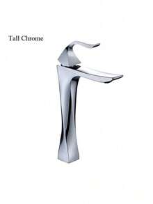 Torneira Monocomando Banheiro Prata Brilhante Aço Inoxidável 304 – Misturador Cascata Para Pia E Bancada, Alta Durabilidade E Acabamento Premium Winda - prata - Visão 3