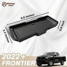 Compatible con Nissan Frontier 2022-2025 2026 Accesorios Organizador de ConCentral para Debajo de los Controles de Clima Bandeja - A - Ver 4