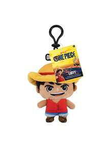 TOEI ANIMATION 1个海贼王真人版官方授权毛绒包挂件，任选一款，柔软动漫周边收藏品，夏季派对用品 - 黃色 - 查看 8