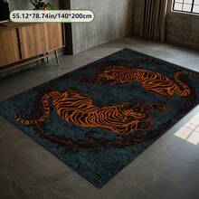 1pc Leopard Print Rug, Red Lips Rug, Pop Art Rug, Bold Statement Area Rug, Funky Living Room Decor, Animal Print Rug, Glamorous Home Rug, 84*60inch,Perfect Choice For Christmas ,Stylish And High-Quality Rugs, Perfect For Christmas Decorations And GiftsHome Decor, The Best Choice For Gothic-Style Birthday Gifts - Nhiều màu - Xem 7