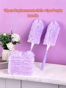 Bộ 20 miếng khăn lau bụi tĩnh điện hai mặt: 20 miếng và 1 cán cầm - Chức năng lau bụi 360°. Tuyệt vời để làm sạch bụi, lông thú cưng, xơ vải và vụn giấy, vật dụng lau bụi gia đình thiết yếu, đồ dùng vệ sinh gia đình, khăn lau bụi tĩnh điện hai mặt. - Nhiều kiểu dáng - Xem 6