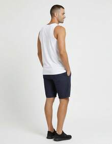 Kit 04 Men's Cotton Tank Top Shirt Comfortable Basic Plain - White - View 5
