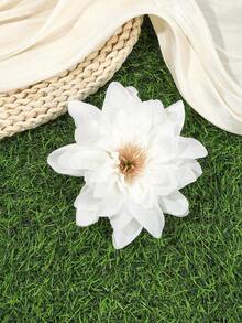 1pc Large Flower Hair Clip, Beach Holiday Hair Accessory - Multicolor - View 13