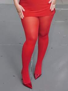 Wine Red Second-Skin Stockings | Invisible Glow, Snag-Proof & Sexy For Warm Days - Burgundy - View 9