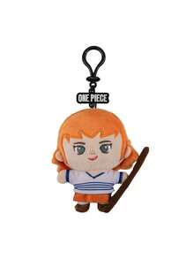 TOEI ANIMATION 1 Móc khóa túi xách nhồi bông One Piece Live Action được cấp phép chính thức, Chọn 1 kiểu, Đồ sưu tầm anime mềm mại, Phụ kiện tiệc mùa hè - trái cam - Xem 6