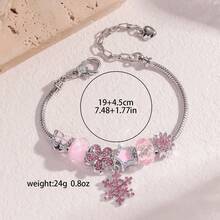 This New Bracelet Is Made Of Stainless Steel And Features Inlaid Details. It's Elegant, Casual, And Unique. - Pandora08 - 查看 3
