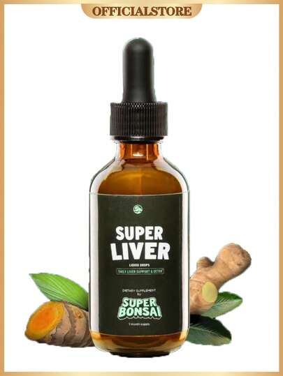 SuperBonsai Super Liver -Natural Ingredientswith Milk Thistle And Dandelion Root - Daily LiverSupport And Detox -GMO Free, Gluten Free, Vegan